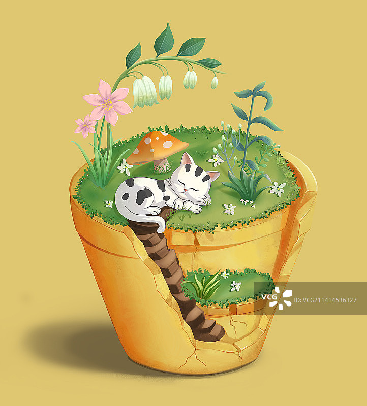 植物插画图片素材