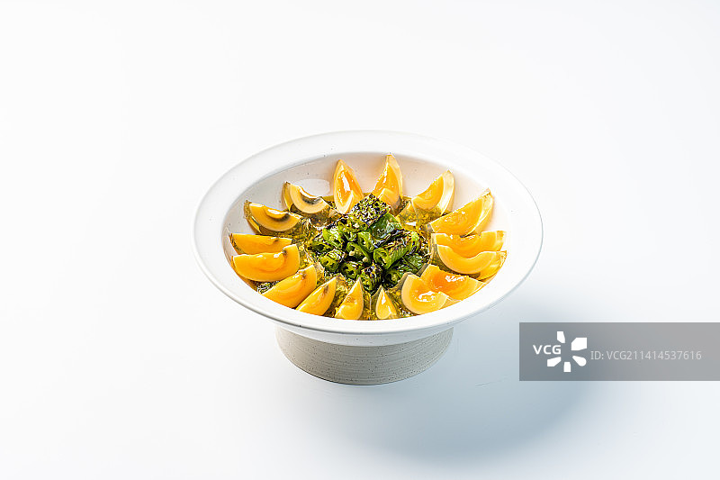 一百多种川菜 白底图 烧椒皮蛋 青椒皮蛋图片素材