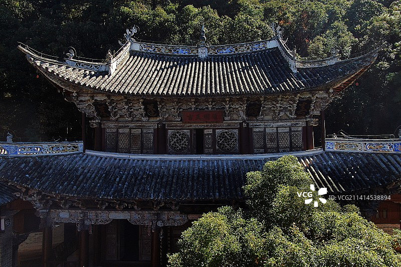 云南大理巍宝山长春洞图片素材