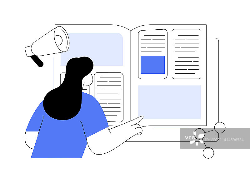 杂志抽象概念图片素材