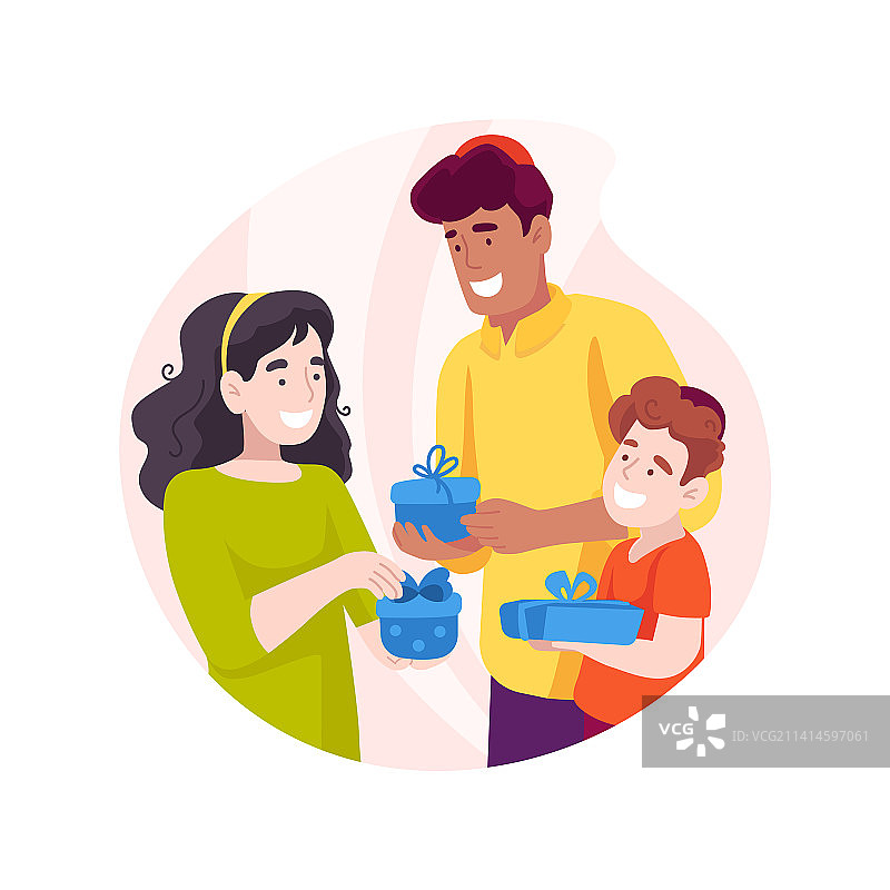 赠送礼品卡通图片素材