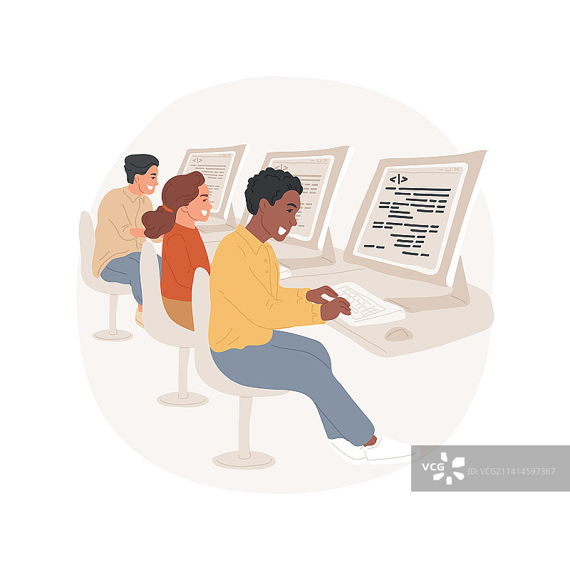 Web开发和编程语言基础图片素材