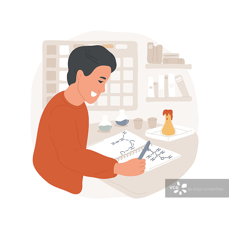 化学卡通图案图片素材