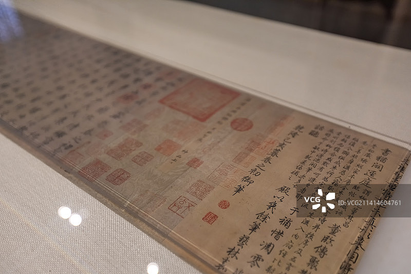 浙江宁波天一阁馆藏书帖图片素材