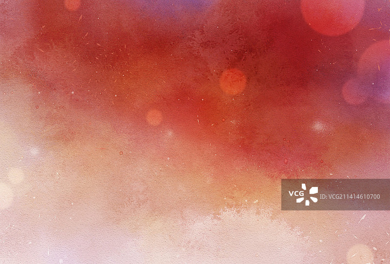 红色喜庆水彩肌理背景插画图片素材