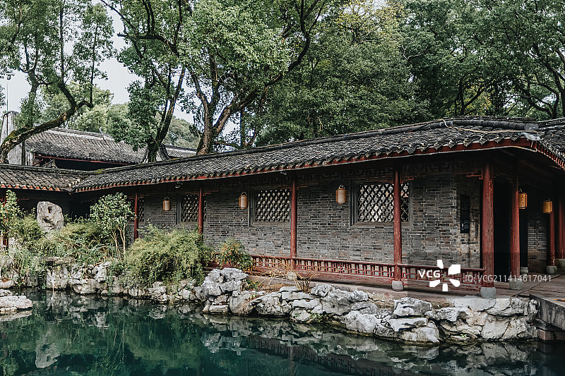 浙江宁波天一阁江南园林图片素材