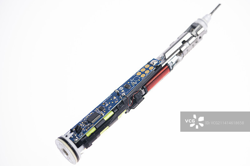 电动牙刷 拆机 内部电路图片素材