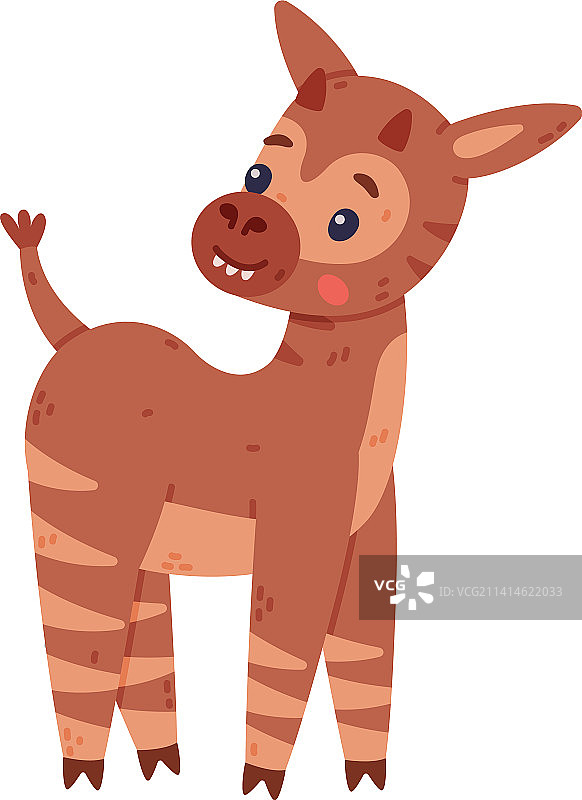 可爱小㺢㹢狓有趣的非洲野生动物图片素材