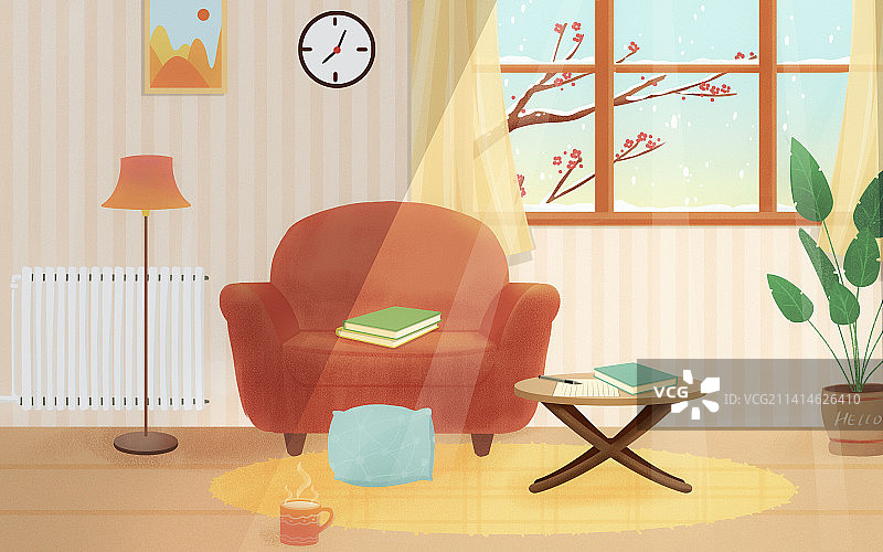 居家学习图片素材