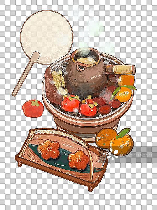 围炉煮茶图片素材