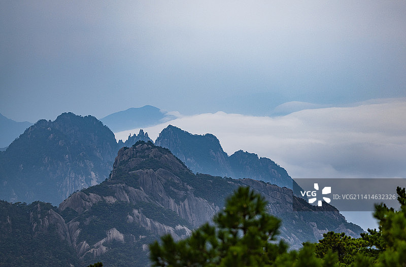 安徽黄山风景区自然风光图片素材