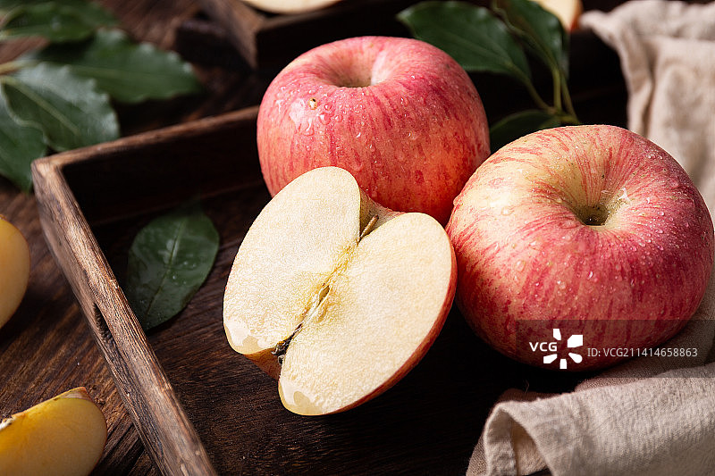苹果阿克苏苹果冰糖心苹果图片素材