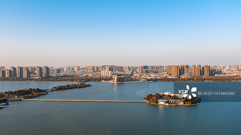 徐州云龙湖冬季风光图片素材