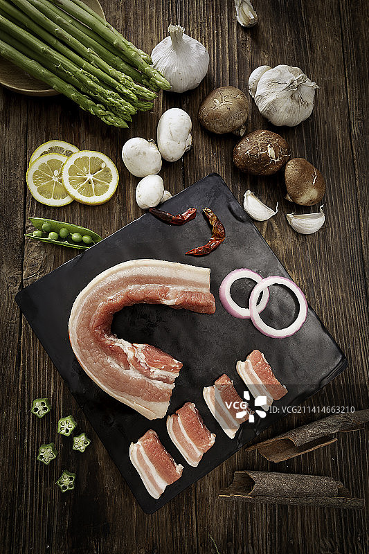 猪肉五花肉图片素材