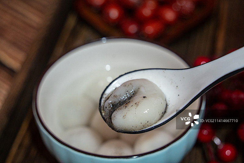 冬至美食汤圆图片素材