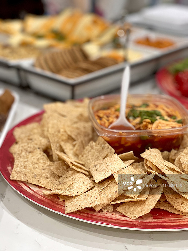 餐盘美食特写，密西沙加，安大略省，加拿大图片素材