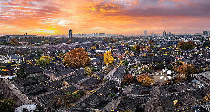 秋染老门东图片素材