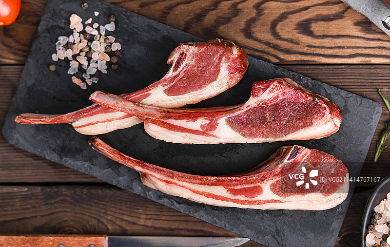 新鲜美食战斧羊排图片素材