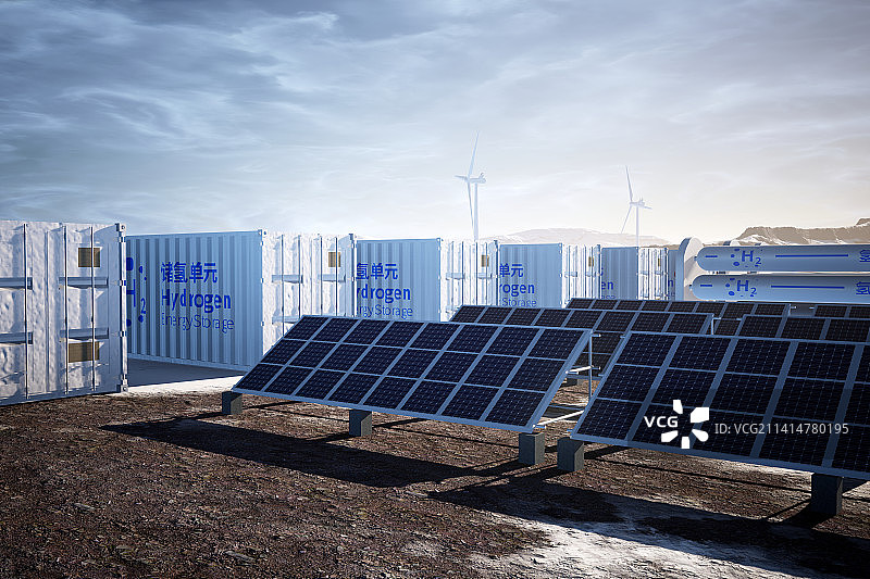 新能源，碳中和，储能，光伏，电力，氢图片素材