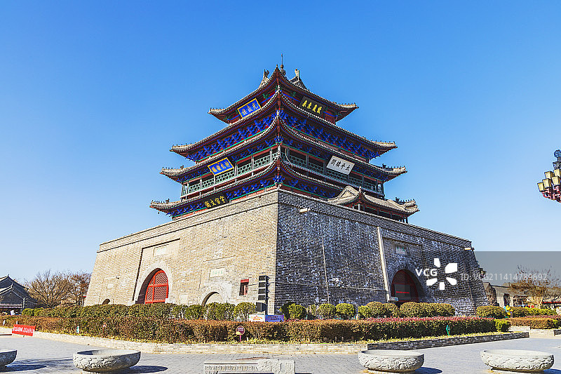 冬日正午时光夏的光岳楼（凤城仙阁）22.12图片素材