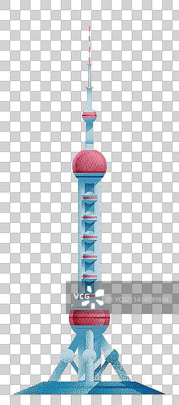 东方明珠-上海地标系列图片素材