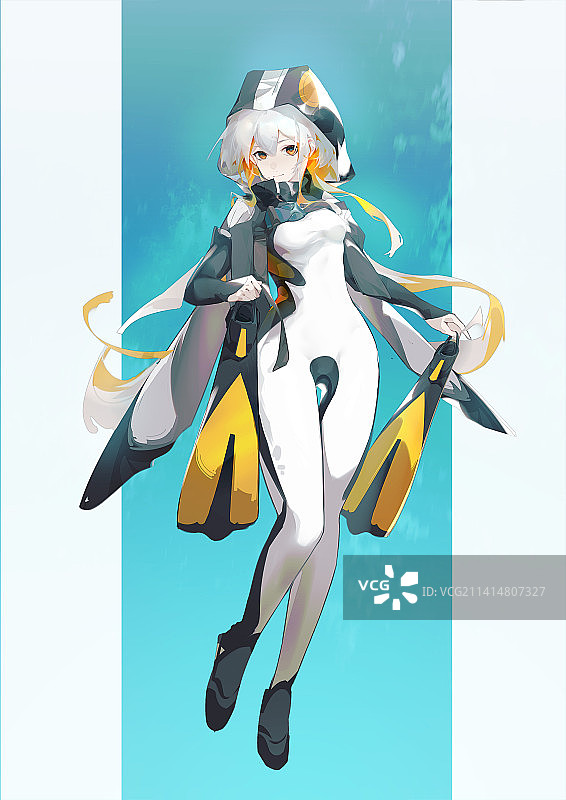 企鹅潜水服图片素材