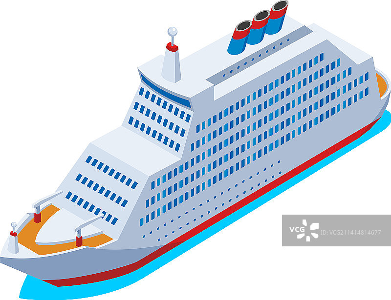 2.5D游轮图片素材