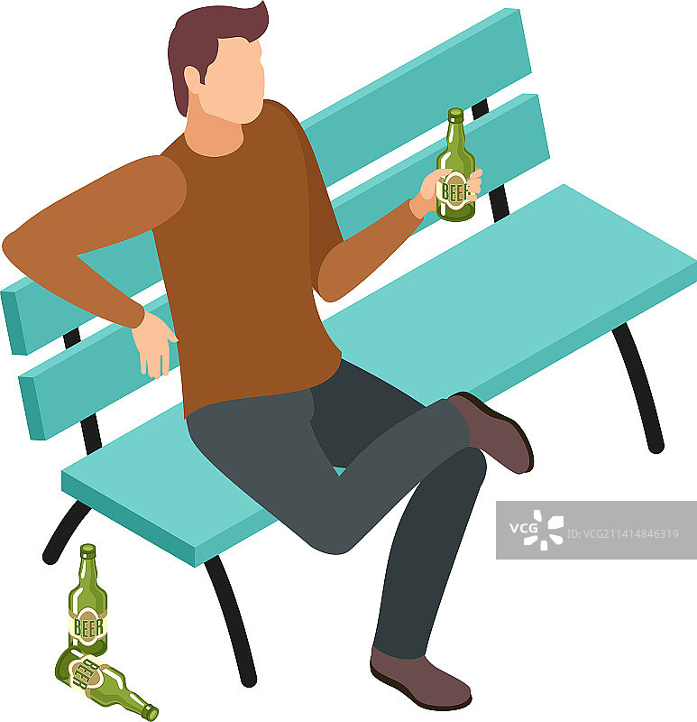 含酒精的2.5D图像图片素材