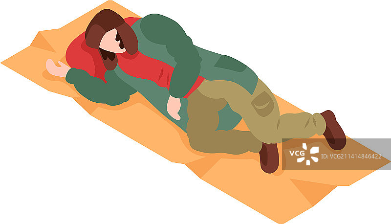 2.5D无家可归的人图片素材