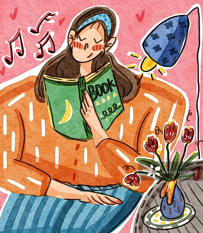 下班之后的悠闲时光图片素材