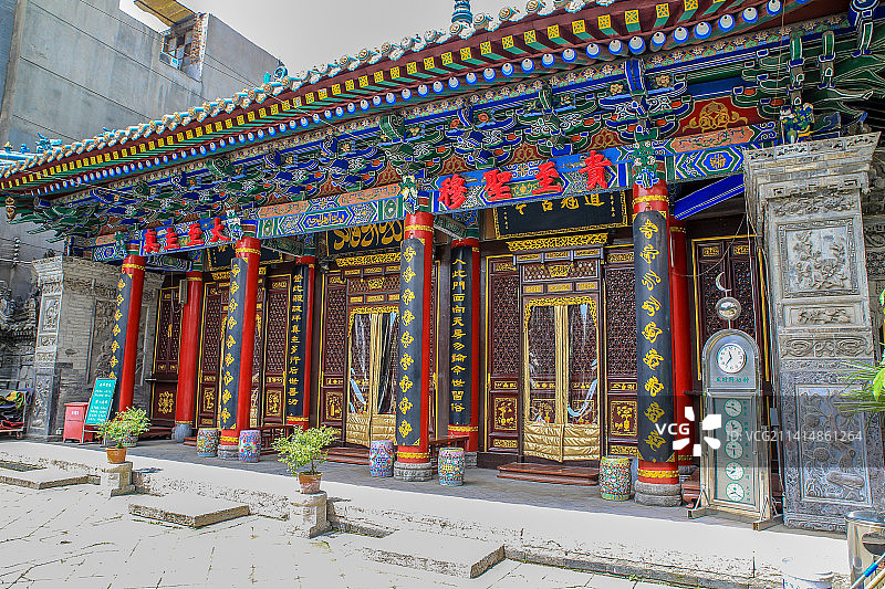 陕西省西安市北广济街清真寺图片素材