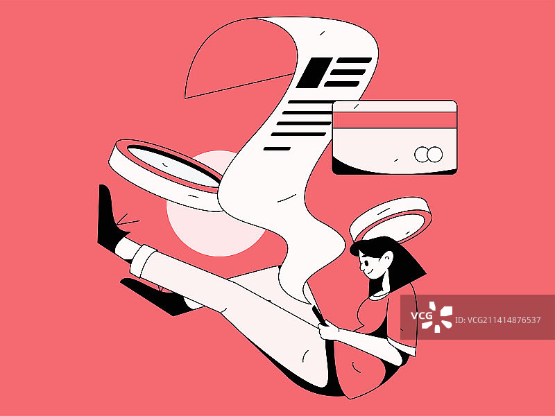 网络支付安全人物扁平矢量概念运营插画图片素材