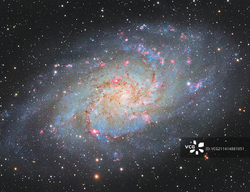 m33三角星系图片素材