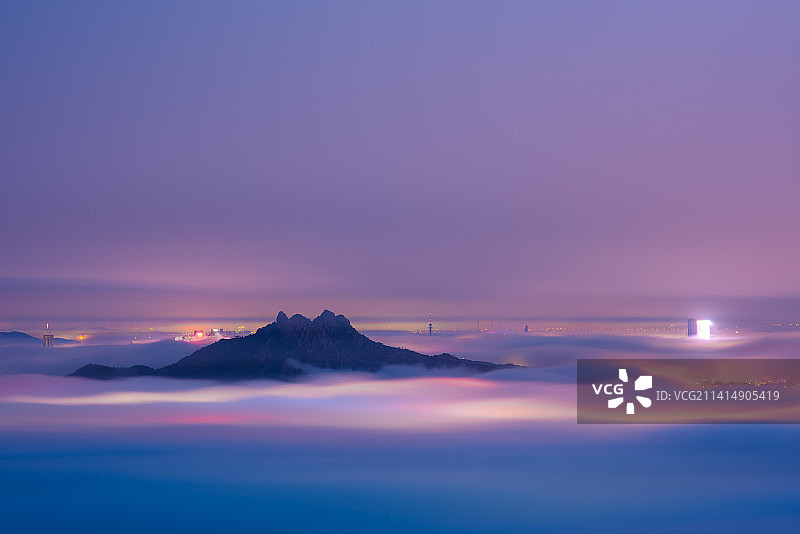 雾色青岛图片素材