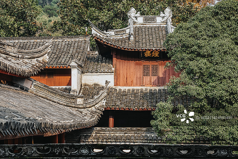 浙江宁波保国寺古建筑群图片素材