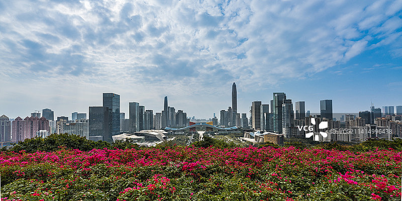深圳地标中轴线图片素材
