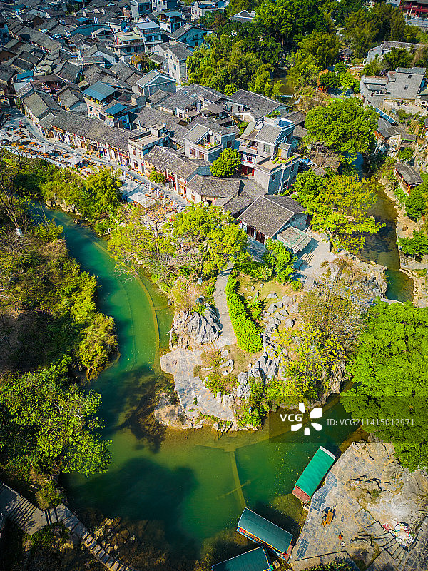 广西贺州黄姚古镇景区图片素材