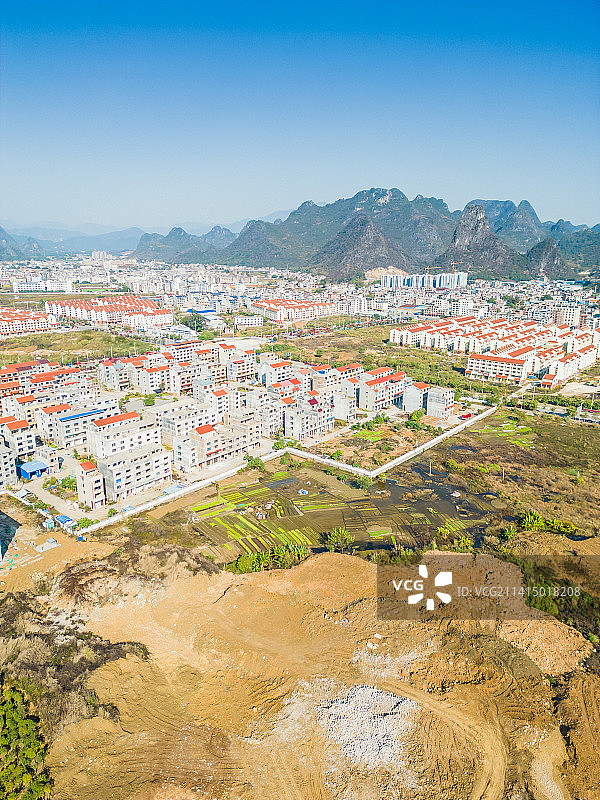 广西贺州八步区城市风光图片素材