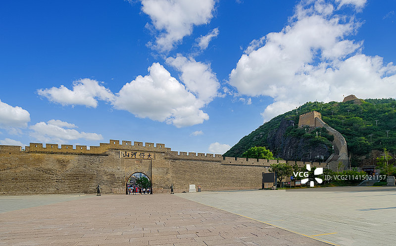 中国河北张家口大境门长城图片素材