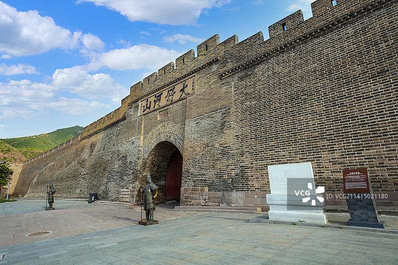 中国河北张家口大境门城楼图片素材