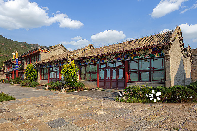 中国河北张家口大境门景区古典建筑图片素材