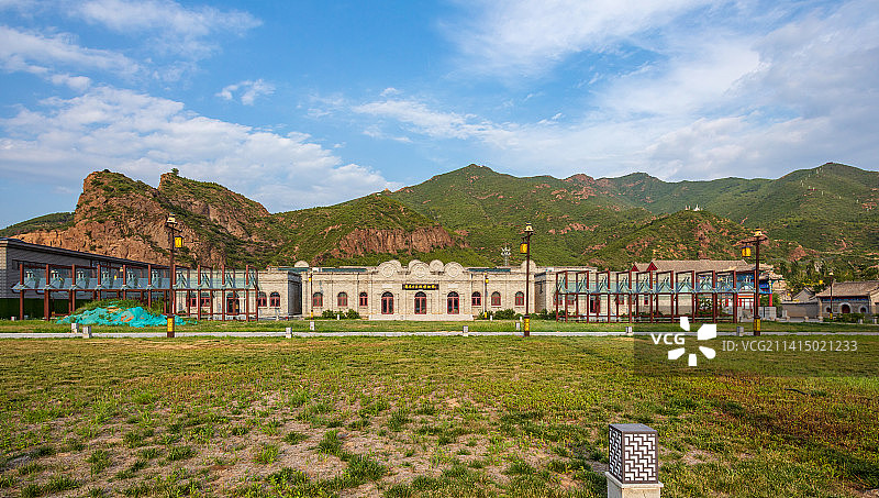 中国河北张家口大境门景区，张家口长城博物馆图片素材