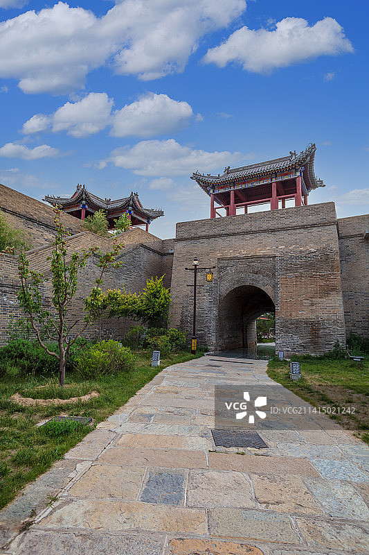 中国河北张家口大境门长城来远堡永顺门图片素材
