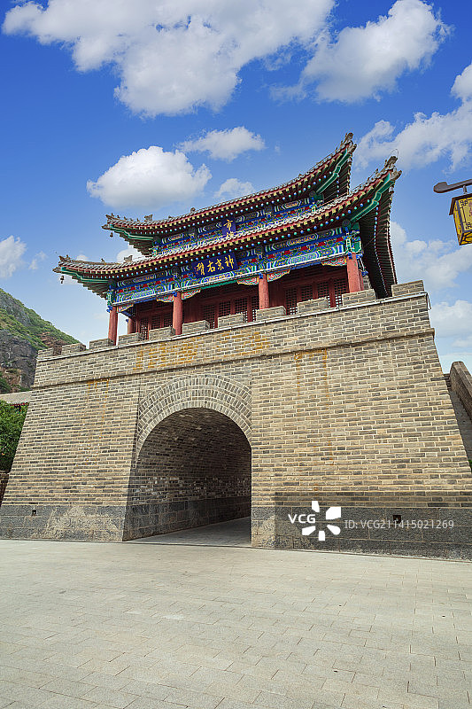 中国河北张家口大境门长城来远堡市楼图片素材