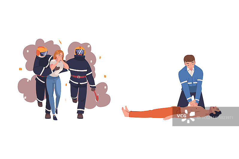 紧急救援行动图片素材
