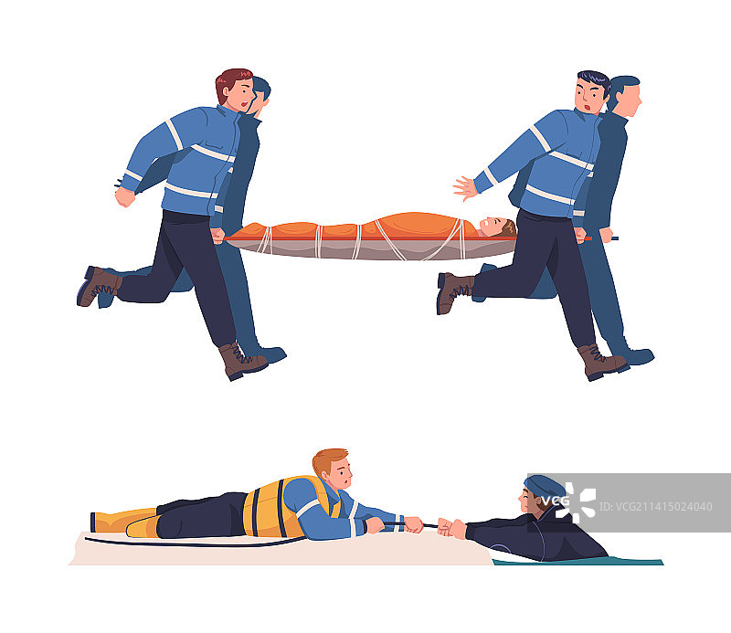 紧急救援行动图片素材