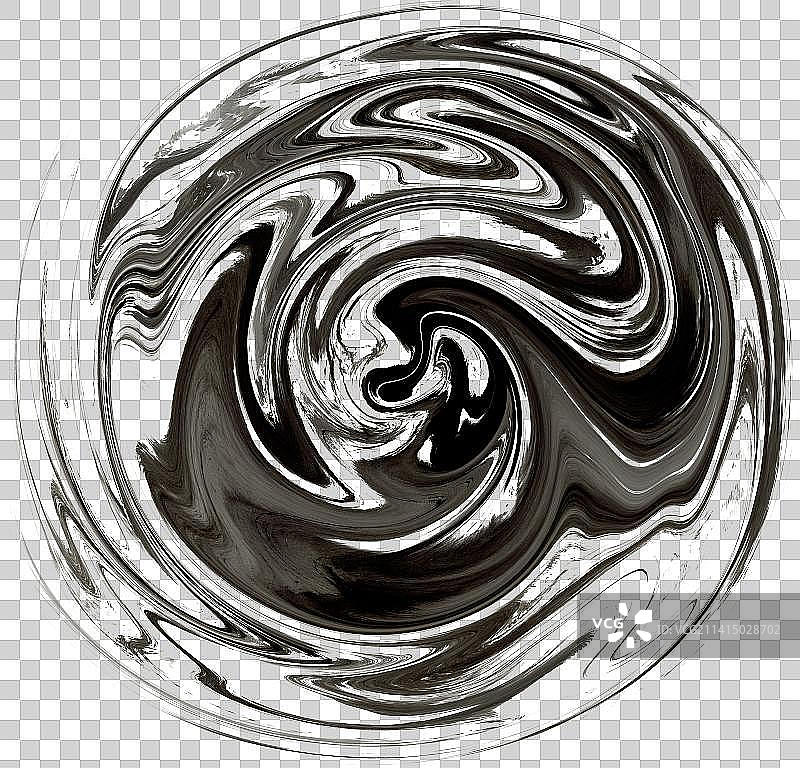 墨水污点墨汁污染的水面元素图片素材