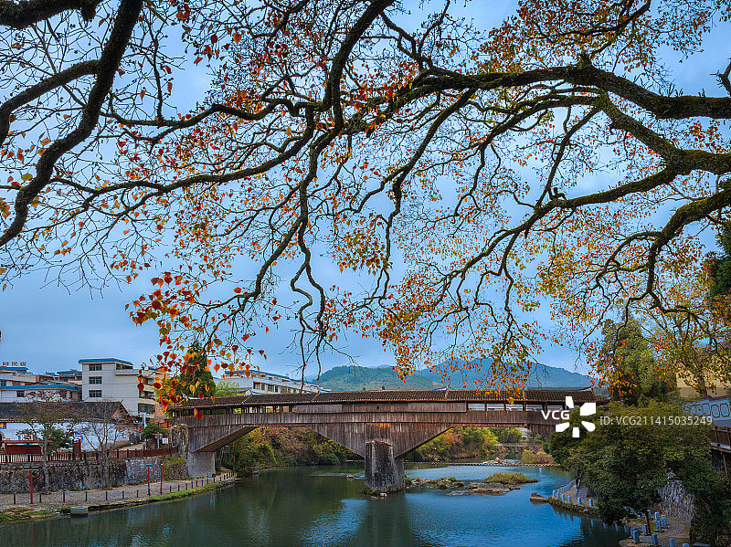 屏南千乘桥图片素材