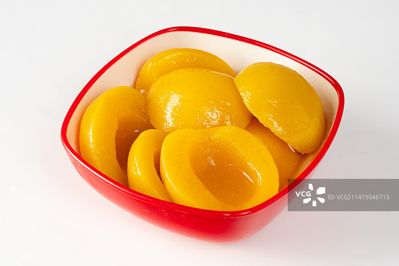 黄桃罐头图片素材