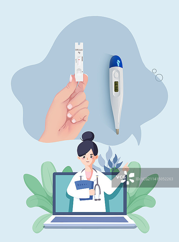 新冠自测抗原试剂解说3图片素材